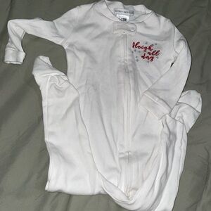 Pottery barn kids baby Christmas PJ